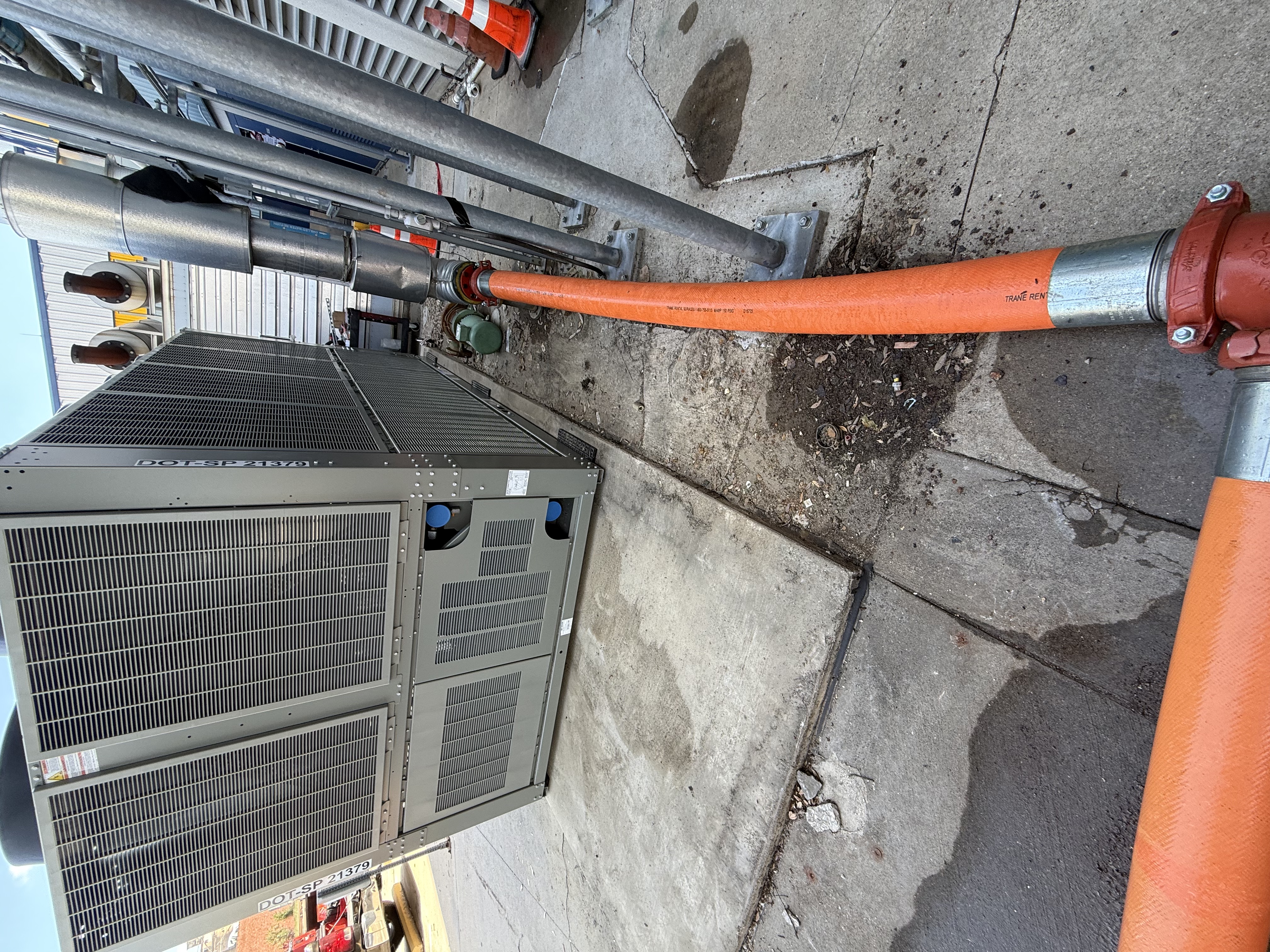 Commercial HVAC equipment replacement and central plant mechanical work in Dallas-Fort Worth